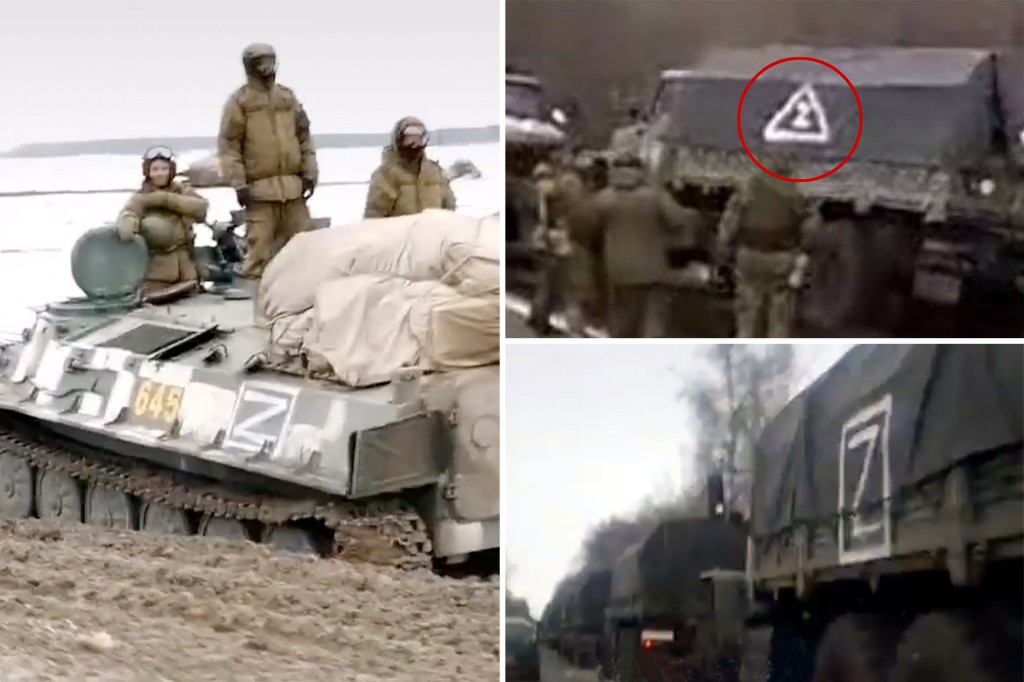 Photo of Russische Panzer mit dem mysteriösen „Z“ dringen in die Ukraine ein