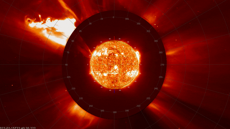 Photo of Eine gewaltige Sonnenexplosion, die von einem solarbetriebenen Raumschiff eingefangen wurde