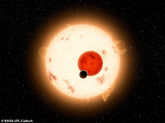Künstlerische Darstellung des Exoplaneten Kepler-16b, dem größten Planeten 