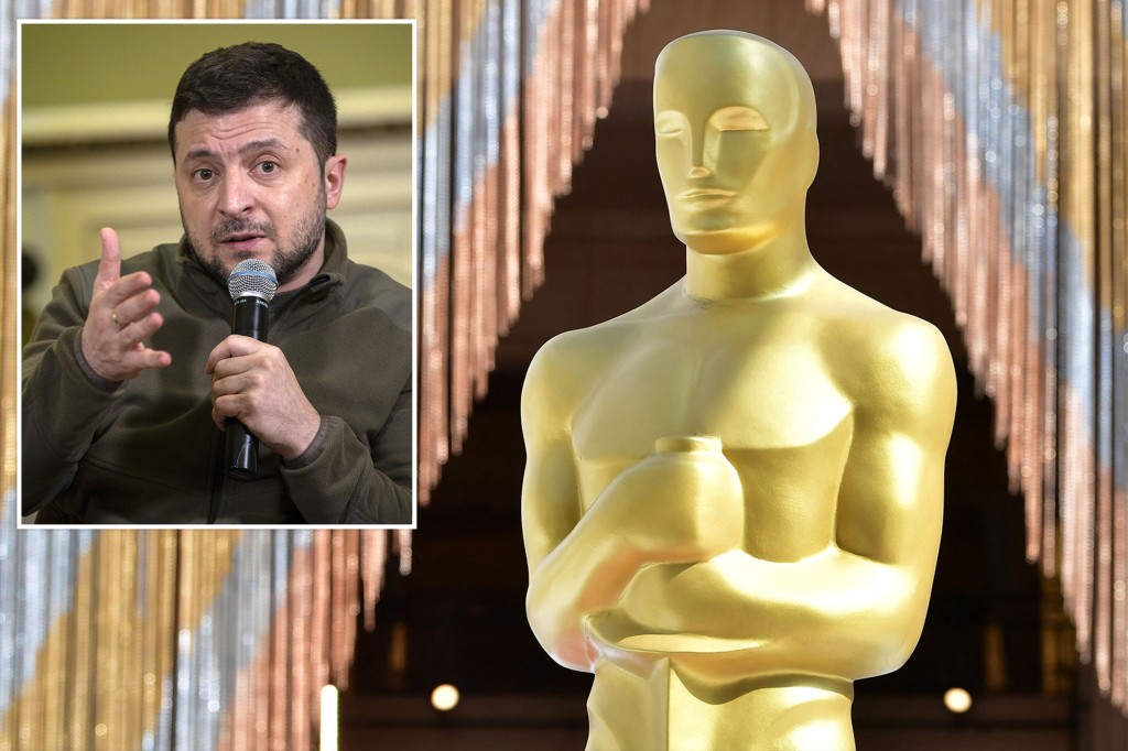 Der ukrainische Präsident Zelensky in Gesprächen mit der Akademie, um bei den Oscars aufzutreten
