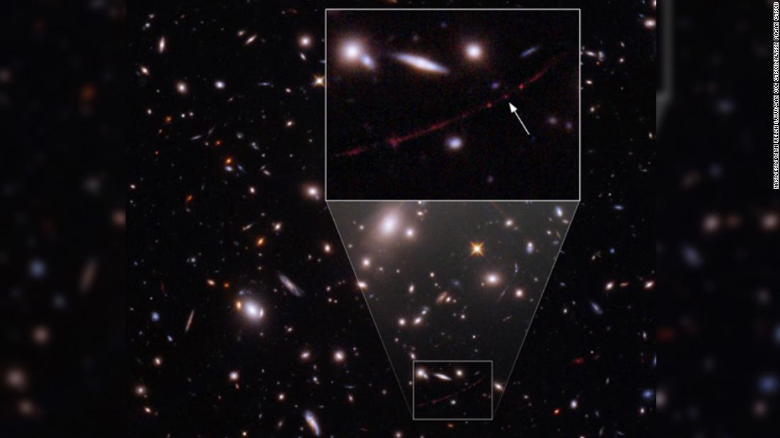 Earndel-Stern: Das Hubble-Weltraumteleskop sieht den am weitesten entfernten Stern aller Zeiten, 28 Milliarden Lichtjahre entfernt