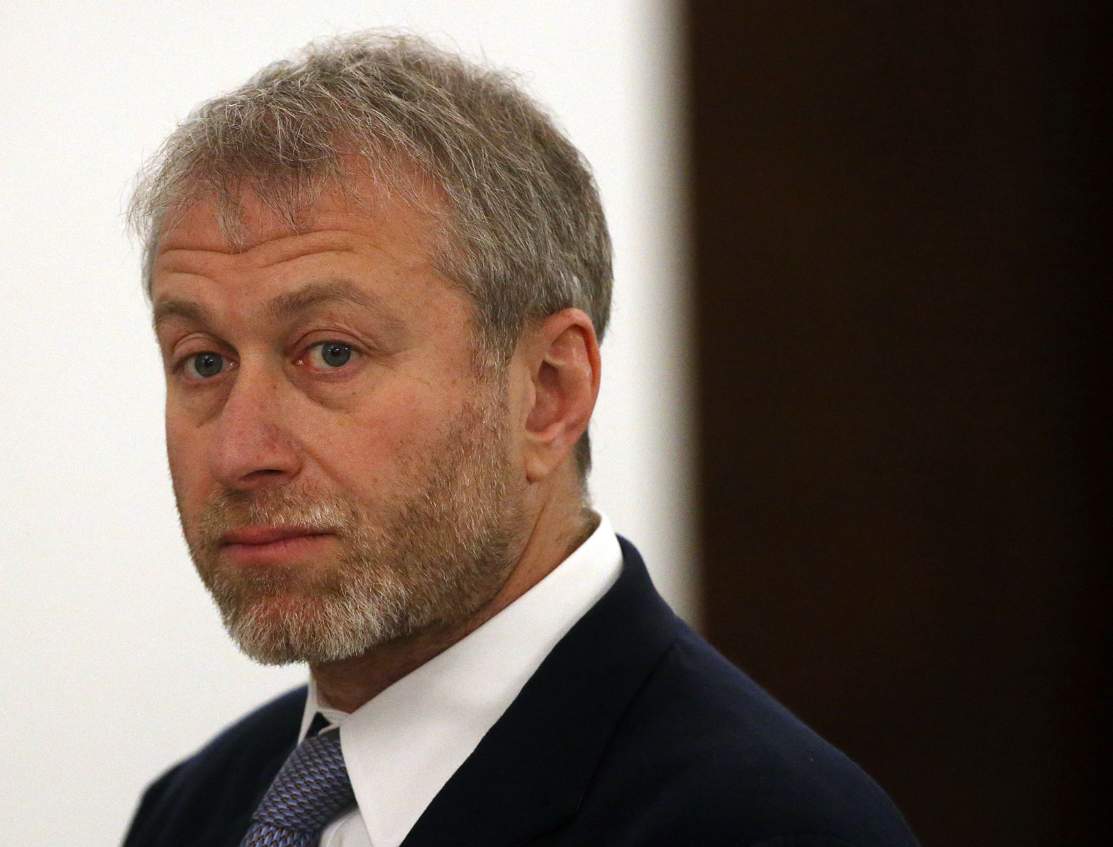 Russian billionaire Roman Abramovich attends a meeting in Moscow in 2016.