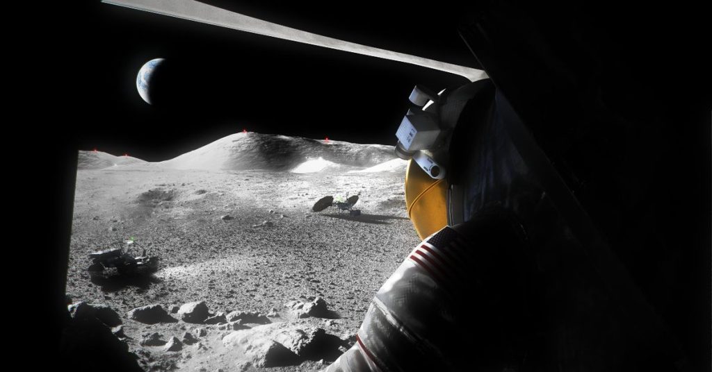 Die NASA hat Pläne zur Entwicklung eines zweiten Mondlanders zusammen mit der Raumsonde SpaceX angekündigt