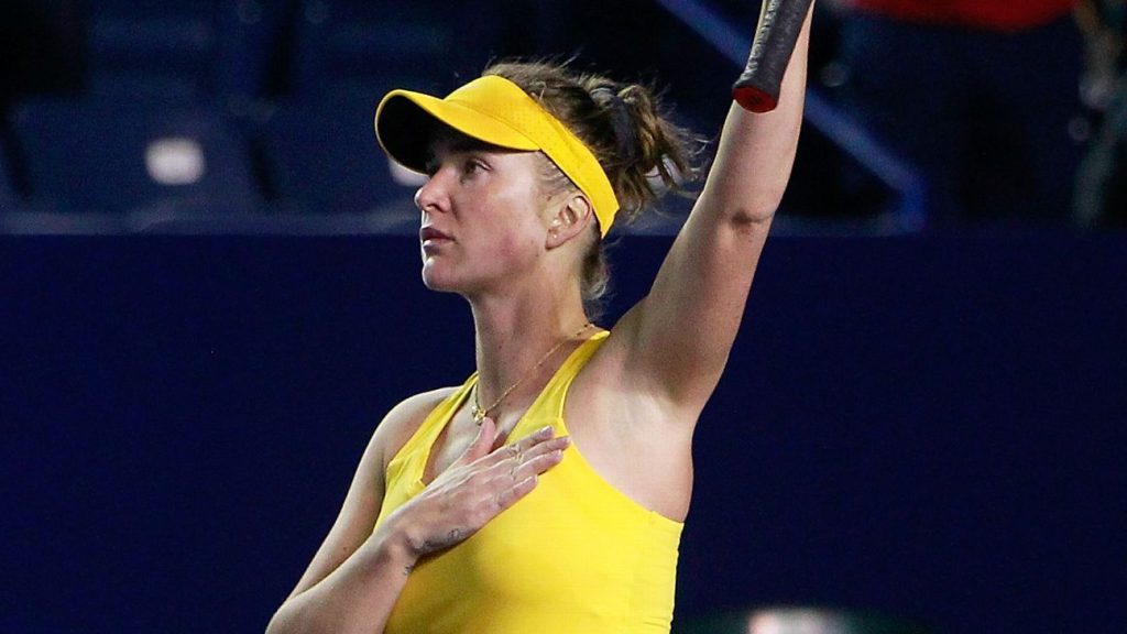 Die Ukrainerin Elina Svitolina schlägt die Russin Anastasia Potapova bei den Monterrey Open