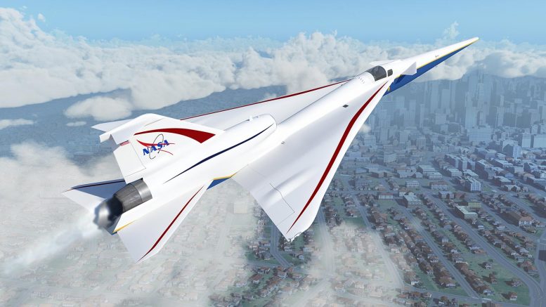 Das X-59 SuperSonic Quiet Airplane der NASA