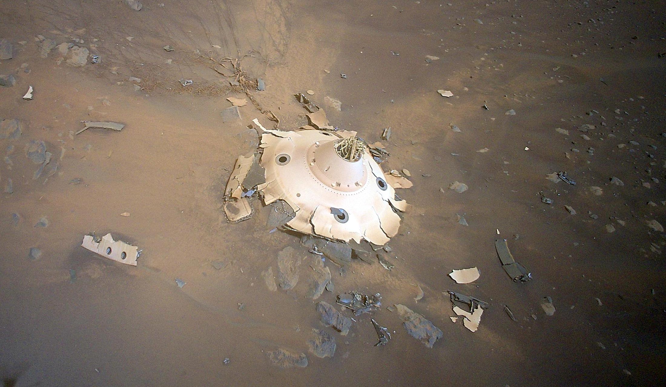 Photo of Innovativer Hubschrauber der NASA entdeckt Trümmer von Raumfahrzeugen auf dem Mars – Perseverance Cone Rückseite