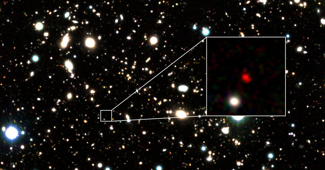 Photo of Astronomen haben die bisher möglicherweise am weitesten entfernte Galaxie entdeckt