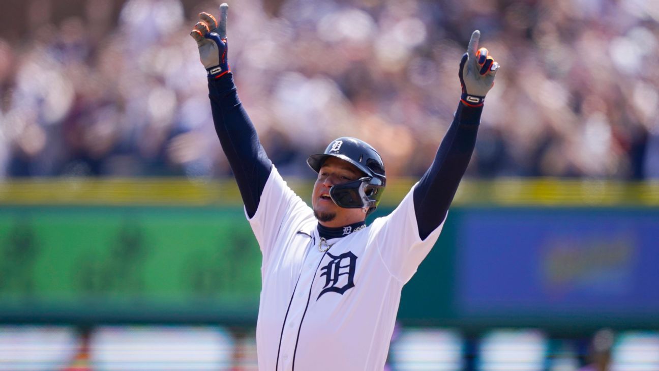 Photo of Der Kehrer der Detroit Tigers, Miguel Cabrera, wird mit 3.000 Treffern und 500 Hausbesitzern der siebte MLB-Spieler