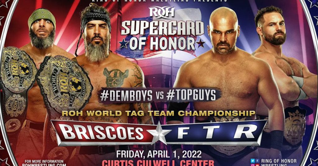 ROH Supercard of Honor 2022 Live-Ergebnisse: Beginn der Herrschaft von Tony Kahn