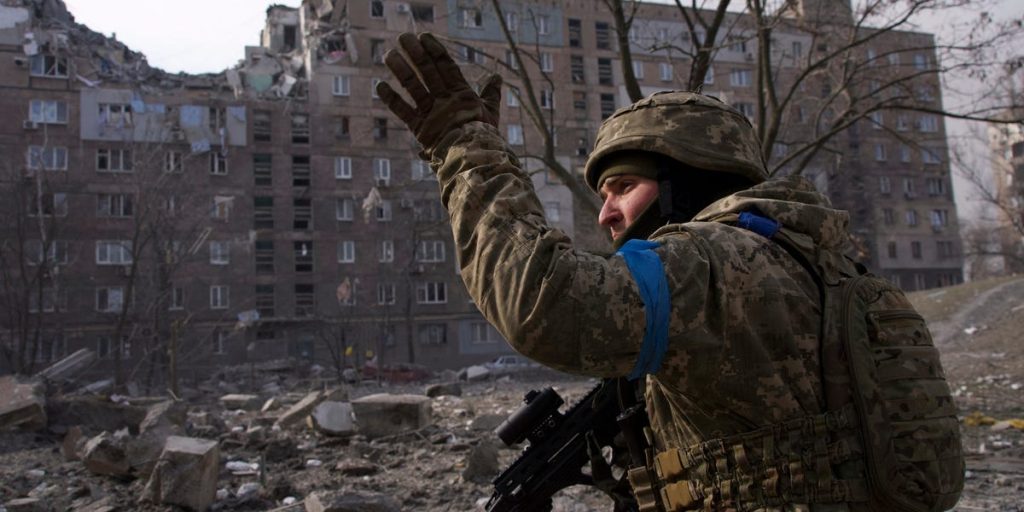 Russische Streitkräfte kämpfen gegen ukrainische Streitkräfte in Mariupol: Vereinigtes Königreich