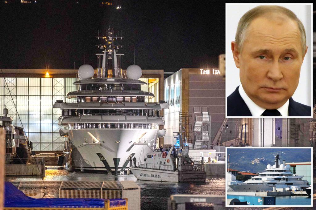Italien hat eine Luxusyacht im Wert von 700 Millionen US-Dollar beschlagnahmt, die mit Wladimir Putin in Verbindung steht