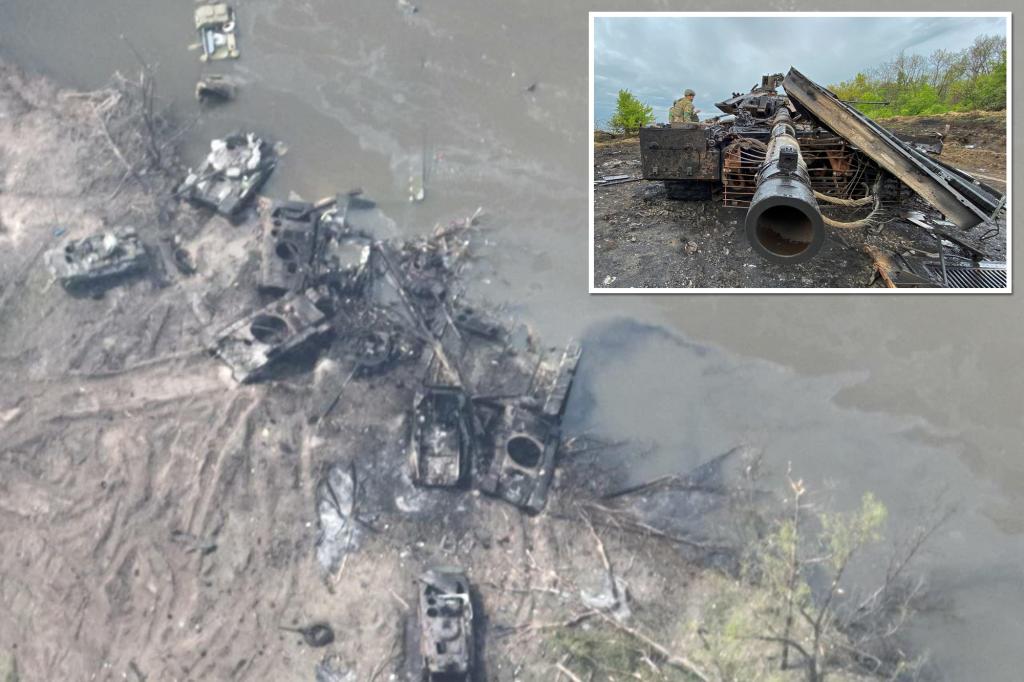 Photo of Russische Panzer im Hinterhalt zerstört, Ukraine bejubelt großen Sieg