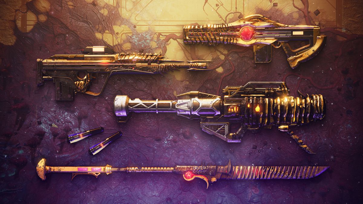 Eine Präsentation neuer Waffen in Destiny 2s Saison der Spukenden