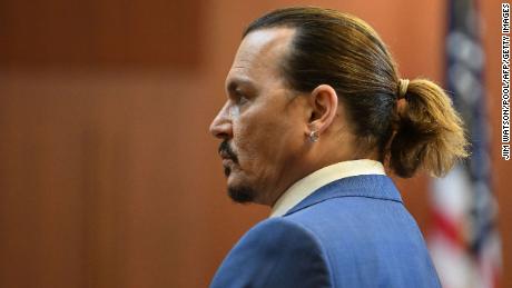 Johnny Depp am Dienstag vor Gericht.