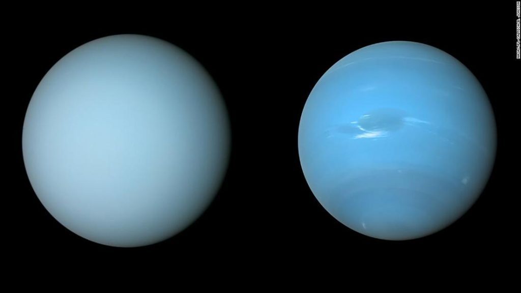 Teleskope zeigen, warum Neptun blauer ist als Uranus