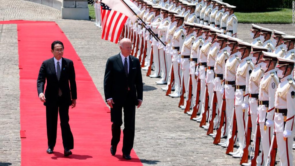 Biden in Japan: Der Präsident beabsichtigt, einen Wirtschaftsplan vorzustellen, um China in Asien entgegenzutreten