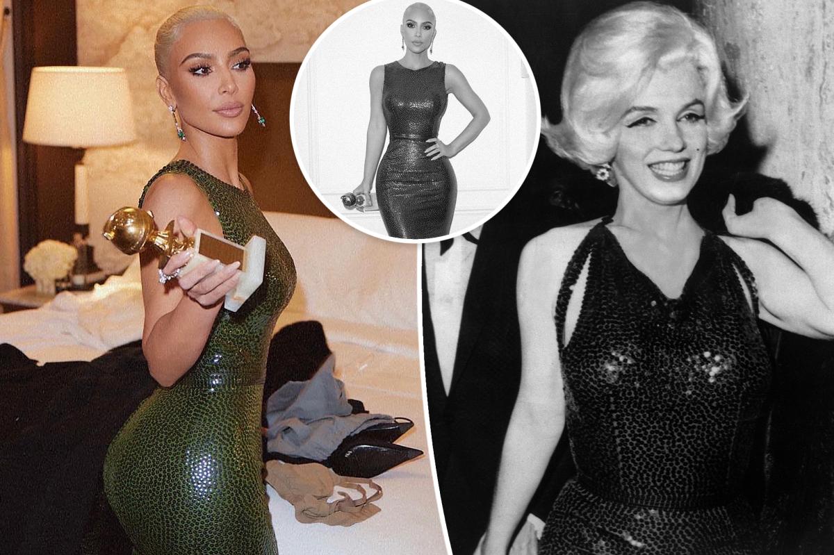 Photo of Kim Kardashian trug nach der Met Gala 2022 ein weiteres Kleid von Marilyn Monroe