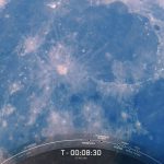 Startbilder von SpaceX Moon und Sunrise Starlink Satellite