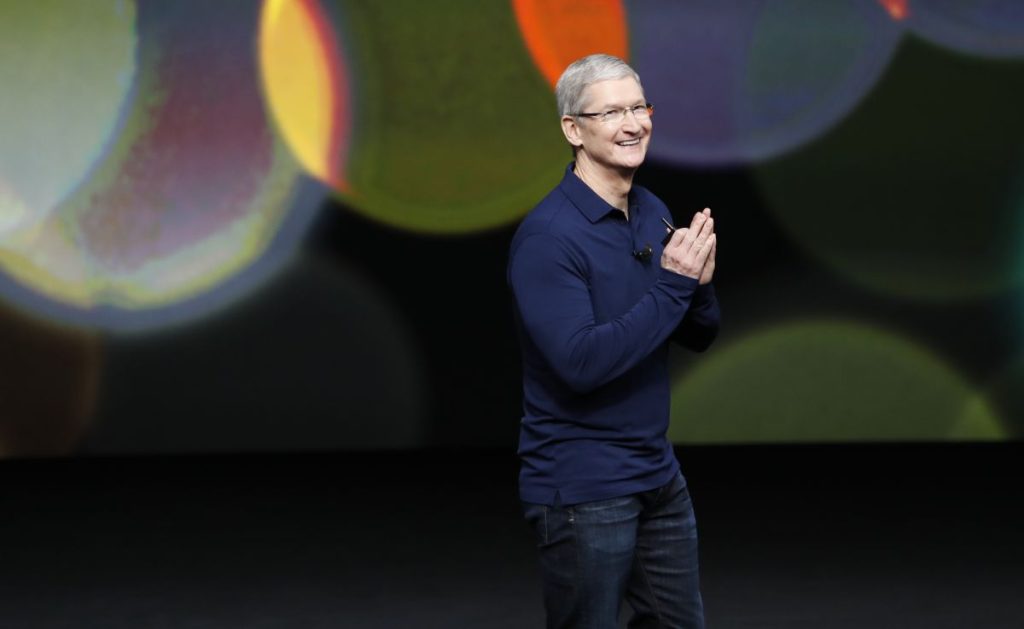 Tim Cook at Apple Event 2016