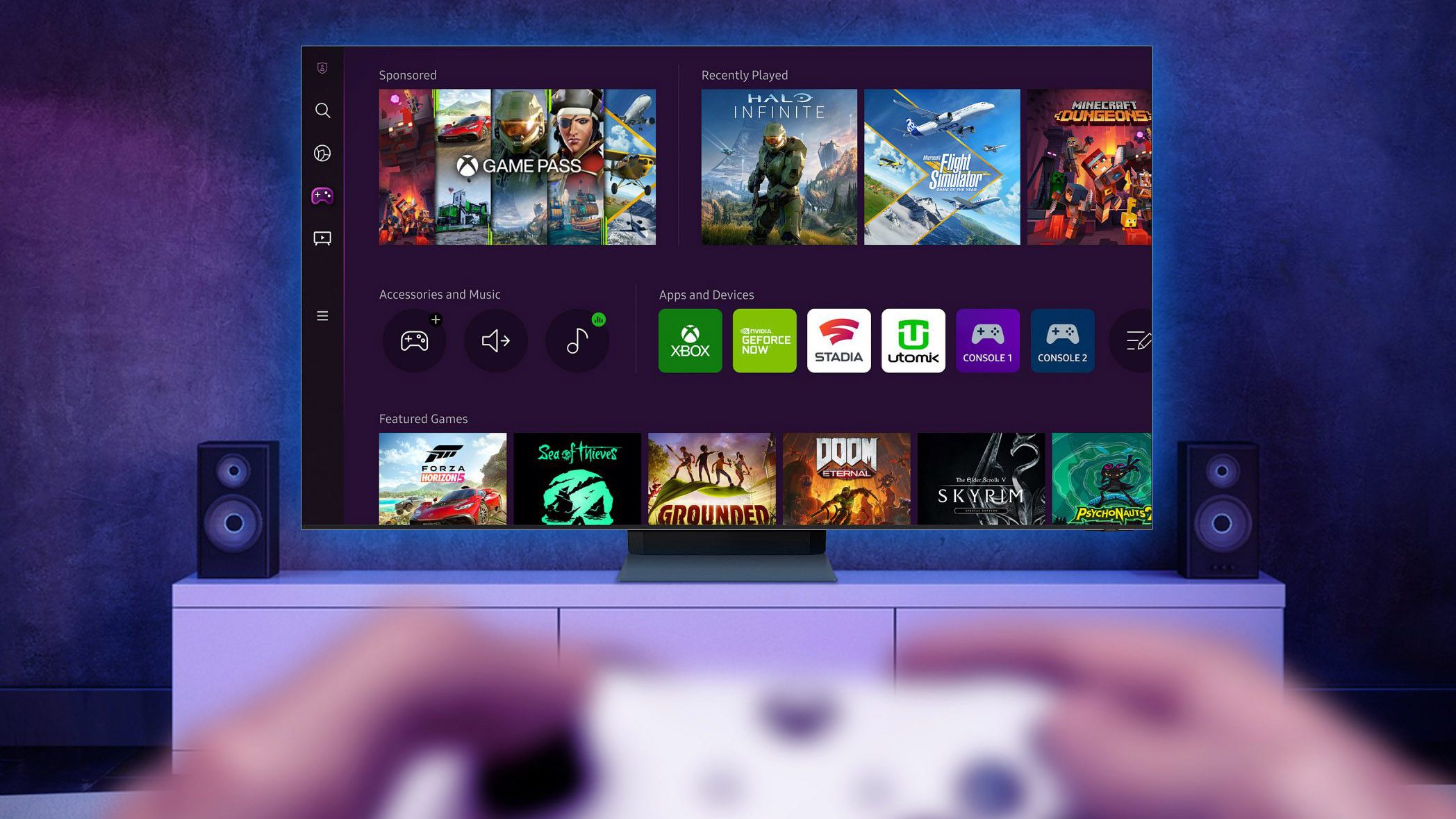 Samsung Xbox Cloud Gaming TV-App