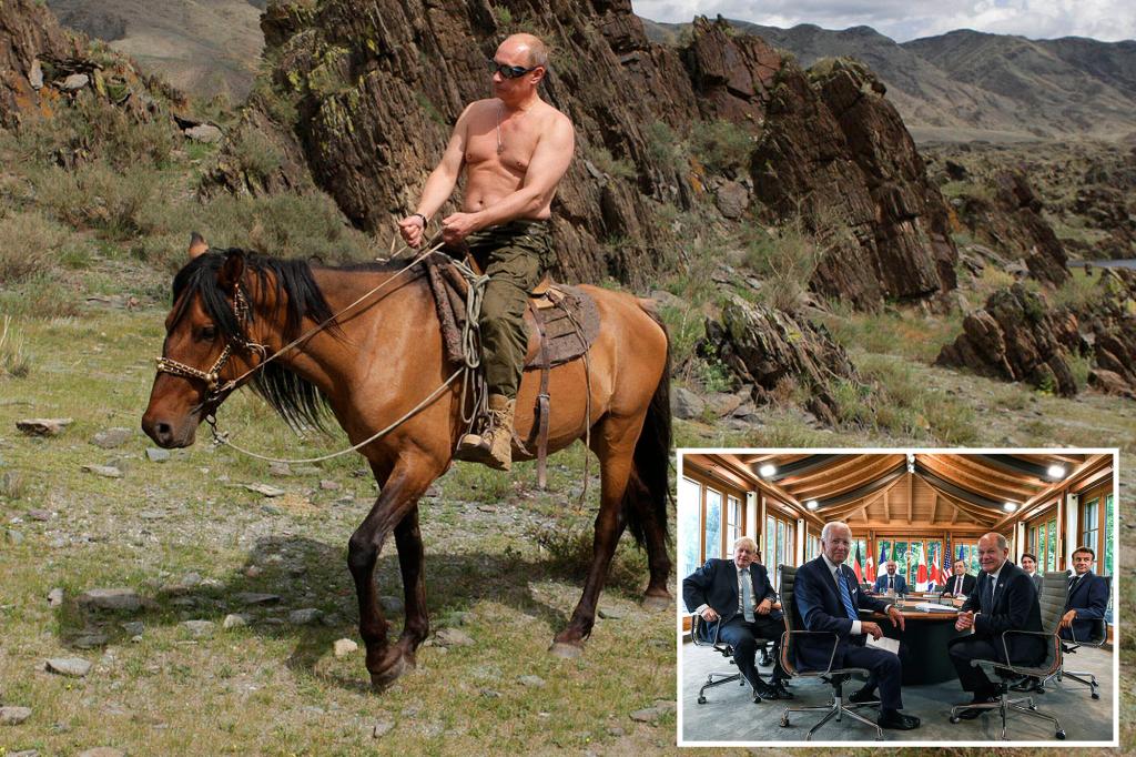 Wladimir Putin sagt, dass die G7-Führer nackt „ekelhaft“ aussehen werden