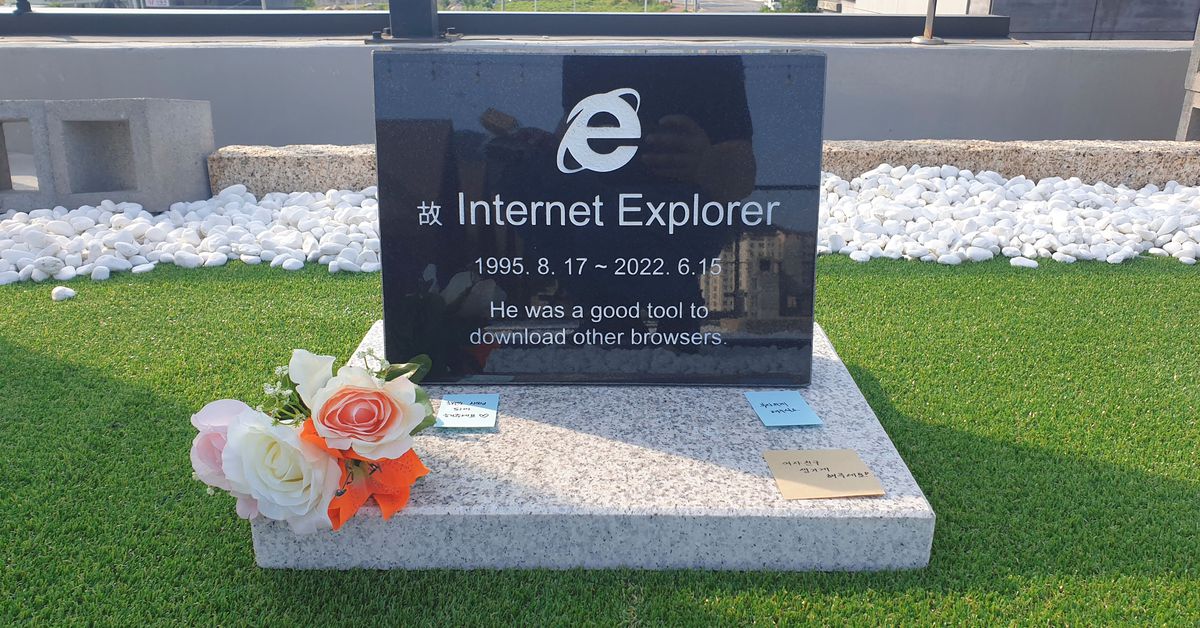 Photo of Beobachten Sie, wie sich der Tombstone des Internet Explorers sehr schnell in Südkorea verbreitete