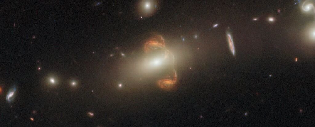 Photo of Atemberaubendes Hubble-Bild enthüllt seltsamen „Spiegel“ der Galaxie
