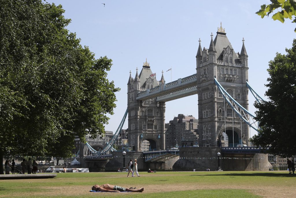 Großbritannien bricht den Rekord für die höchste Temperatur in Europa