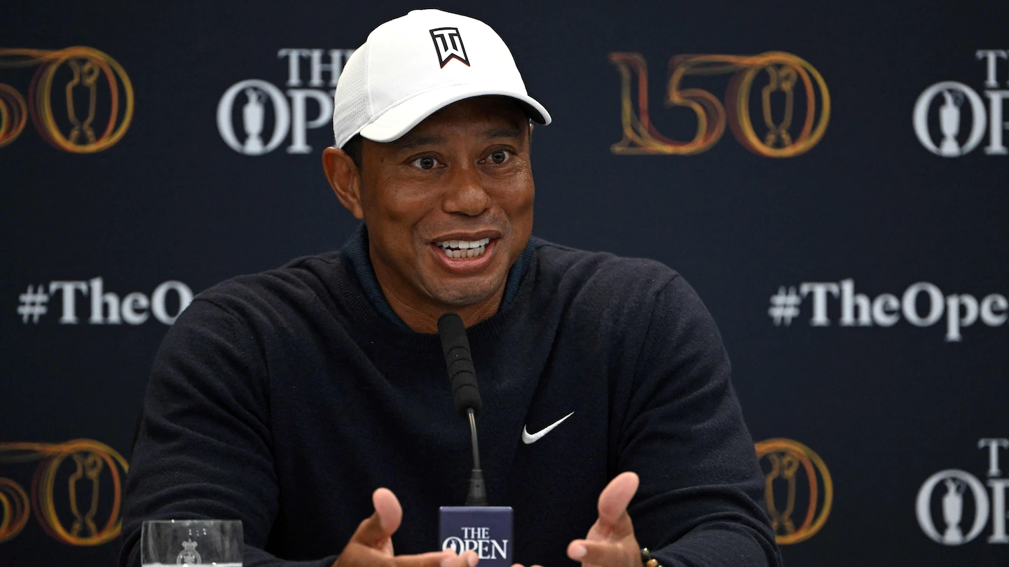 Photo of Tiger Woods verurteilt Greg Norman, Leaf Golf bei den British Open