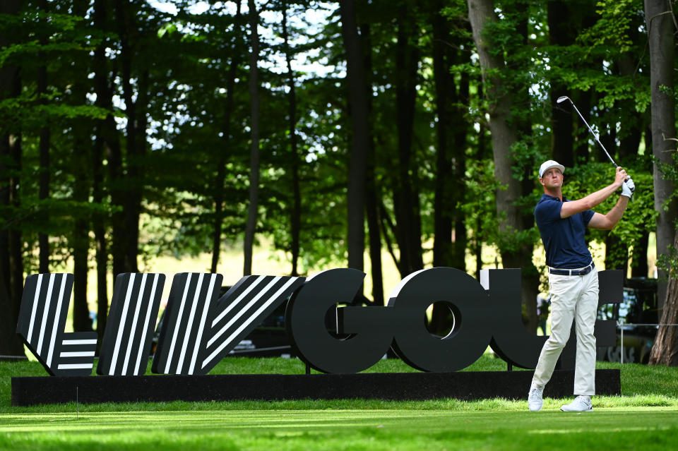 Hudson Swafford ist einer von drei Leaf-Golfspielern, die diese Woche in den Playoffs des FedEx Cup antreten wollen.  (Joe Maher/Live-Golf/Getty Images)