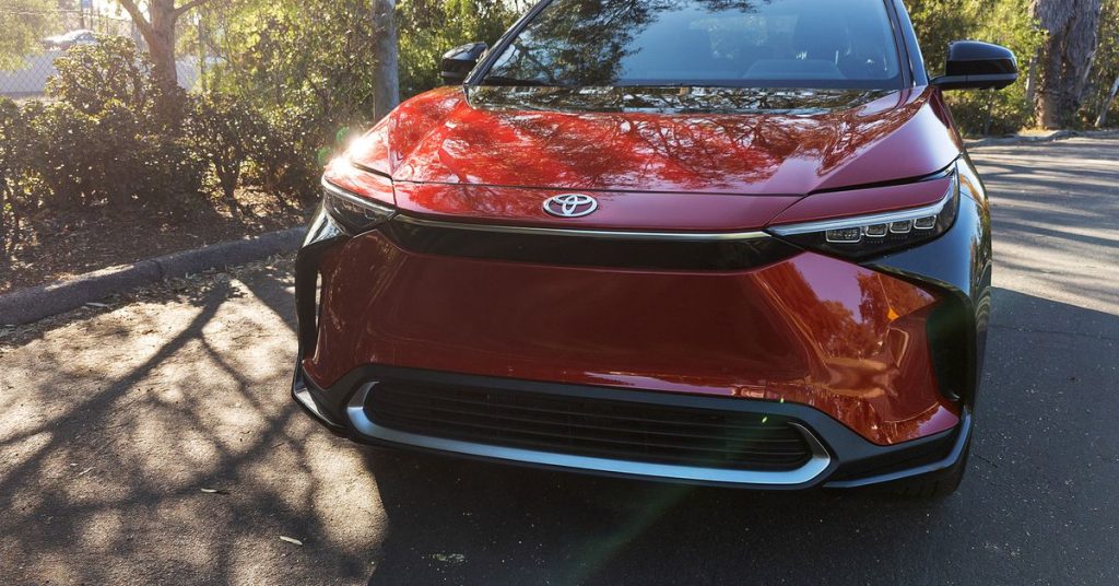 Toyota bietet an, sein zurückgerufenes Elektro-SUV bZ4X zurückzukaufen