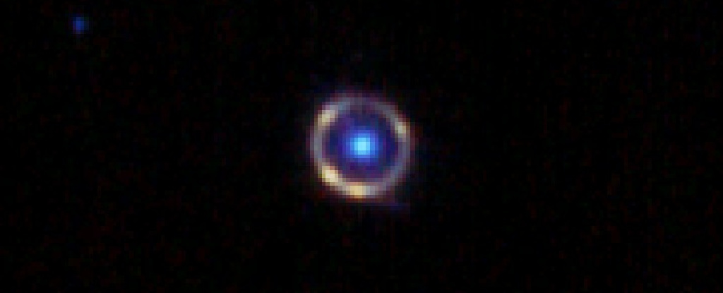 Webb hat einen fast perfekten Einstein-Ring in 12 Milliarden Lichtjahren Entfernung aufgenommen: ScienceAlert