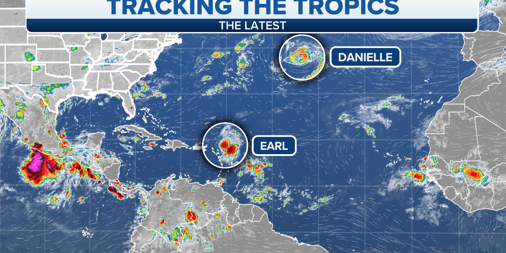 Photo of Die Stärke des Tropensturms Earl, Daniel, schwächte sich über dem Atlantik ab