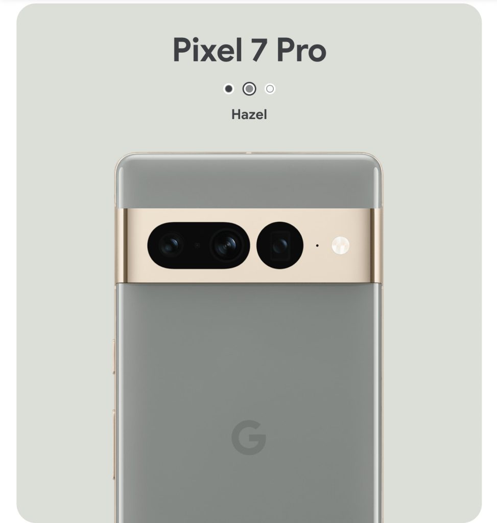 Pixel 7 Pro-Farbe
