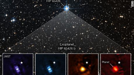Das Webb-Teleskop macht das erste direkte Bild eines Exoplaneten