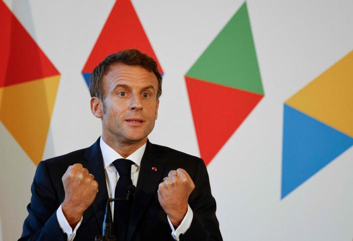 Frankreichs Präsident Emmanuel Macron ballte die Fäuste.