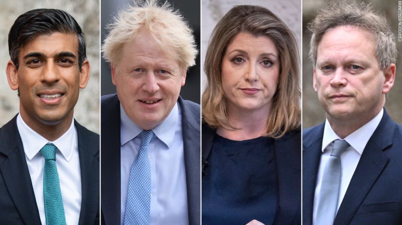 Sunak, Mordaunt oder Boris Johnson: die Kandidaten, die Liz Truss als britische Premierministerin nachfolgen könnten