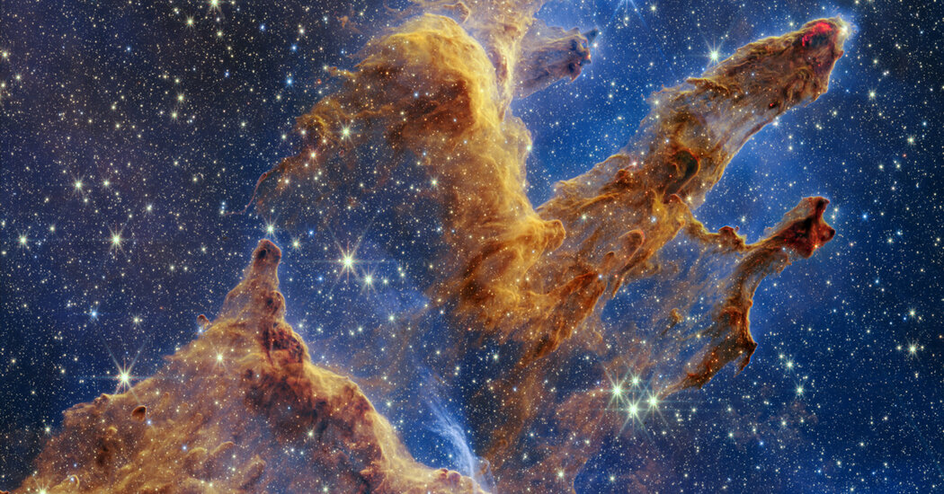 Photo of Webb-Teleskop erfasst neue Ansicht von „Säulen der Schöpfung“