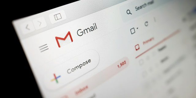 Ein Blick auf die Google Gmail-Oberfläche auf einem Laptop, 14. Januar 2020.