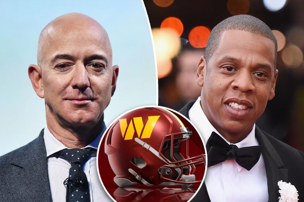 Jeff Bezos, Jay-Z planen, auf die Führer Washingtons zu bieten