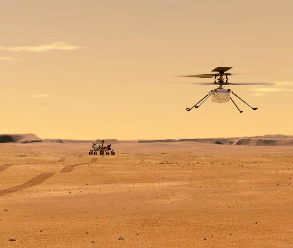 Der innovative Mars-Helikopter der NASA absolviert seinen Erstflug mit neuer Navigationssoftware