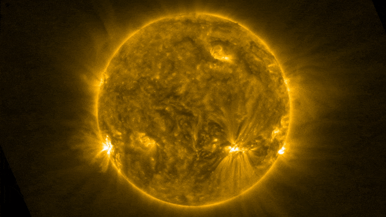 Beobachten Sie, wie ein Sonnenaal über die Sonnenoberfläche gleitet – mit 380.000 Meilen pro Stunde
