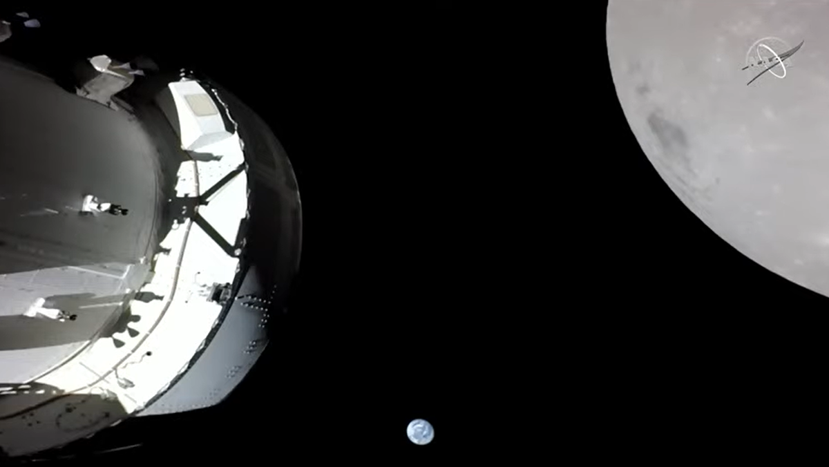 Photo of Die Orion-Kapsel von Artemis 1 fliegt heute am Mond vorbei und beendet einen kritischen Triebwerksbrand