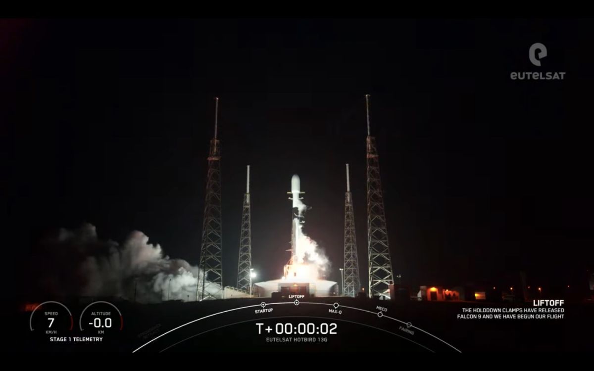 Photo of SpaceX startete den Kommunikationssatelliten Hotbird 13G, eine landgestützte Rakete ins Meer