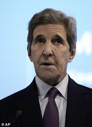 Kerry, der Klimabotschafter des Präsidenten, sagte dem Prinzen und der Prinzessin heute früher 