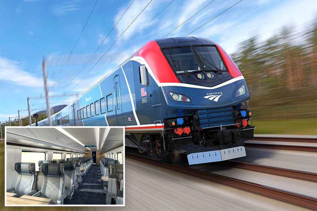 Amtrak stellt neue Airo-Züge vor, um ältere Züge zu ersetzen