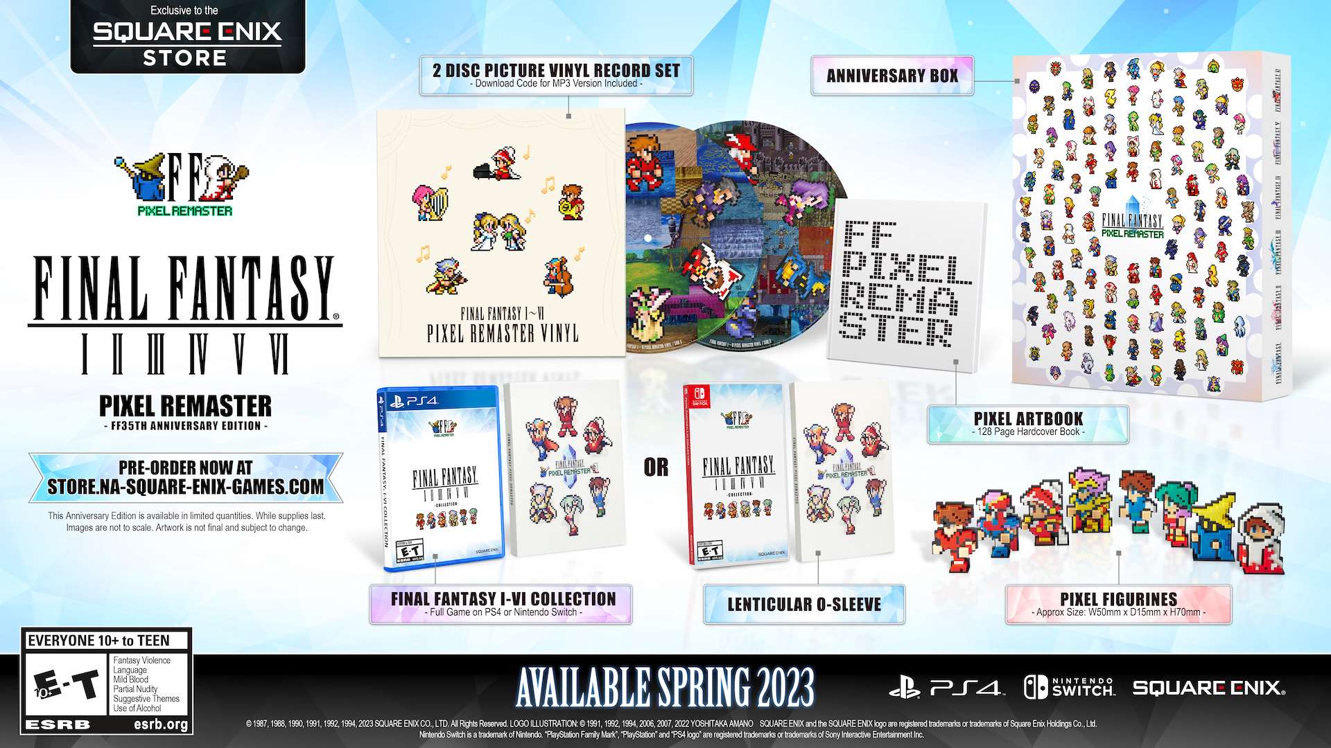 Photo of Die Final Fantasy Pixel Remaster-Serie erscheint im Frühjahr 2023 für PS4 und Switch